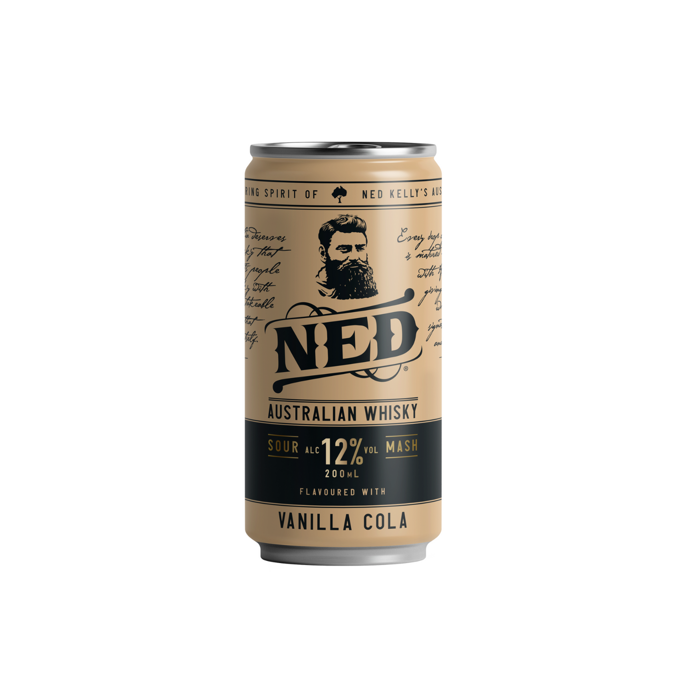 NED Australian Whisky & Vanilla Cola 12% (Case of 24)