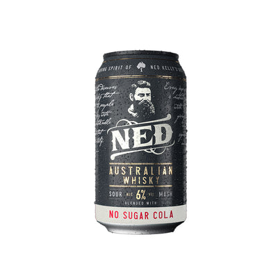 NED Australian Whisky & No Sugar Cola 6% (Case of 24)